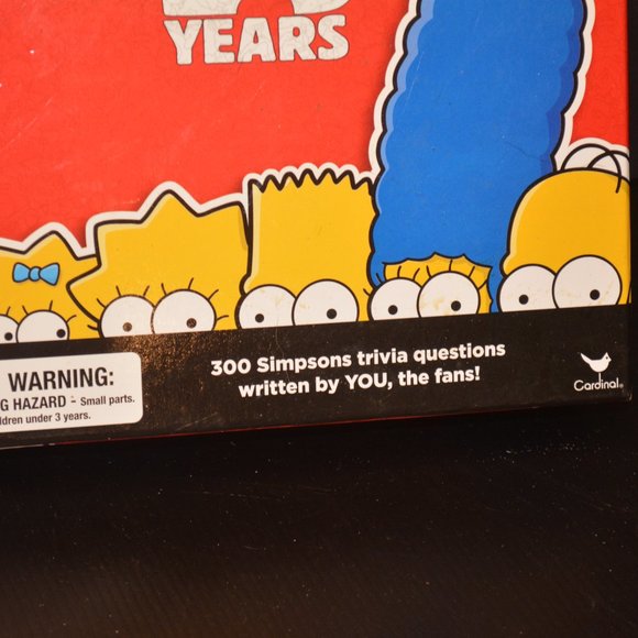 the Simpsons Fan Edition Trivia Board Card Game - Picture 2 of 8